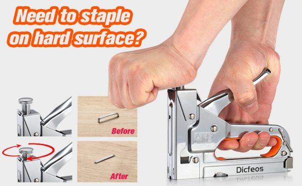 Staple Gun with Remover, Heavy Duty 3 in 1