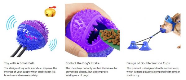 Chew Toys for Aggressive Chewers Interactive Dog Puzzle Tug Toys for Dogs