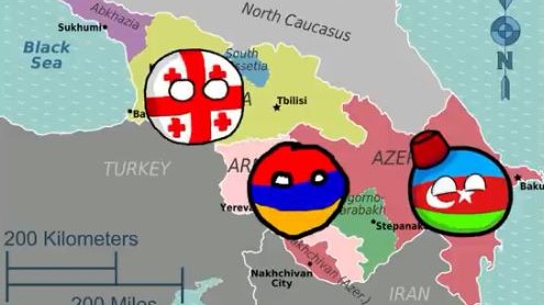 What are the Caucasus countries? - Georgia, Armenia, Azerbaijan