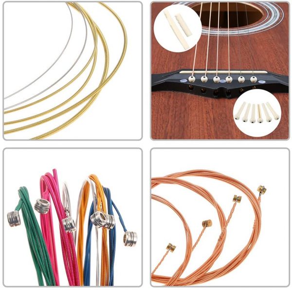 51 PCS Acoustic Guitar Strings Kit