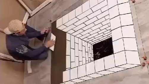 How to make a 3D Floor in one minute...