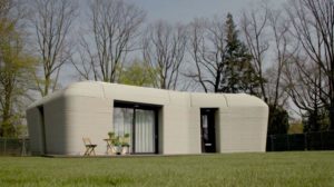 The new tenants of Netherlands' first 3D-printed house received their keys