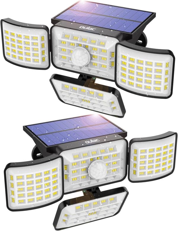 250 LED 3 Modes Solar Motion Sensor Lights, IP65