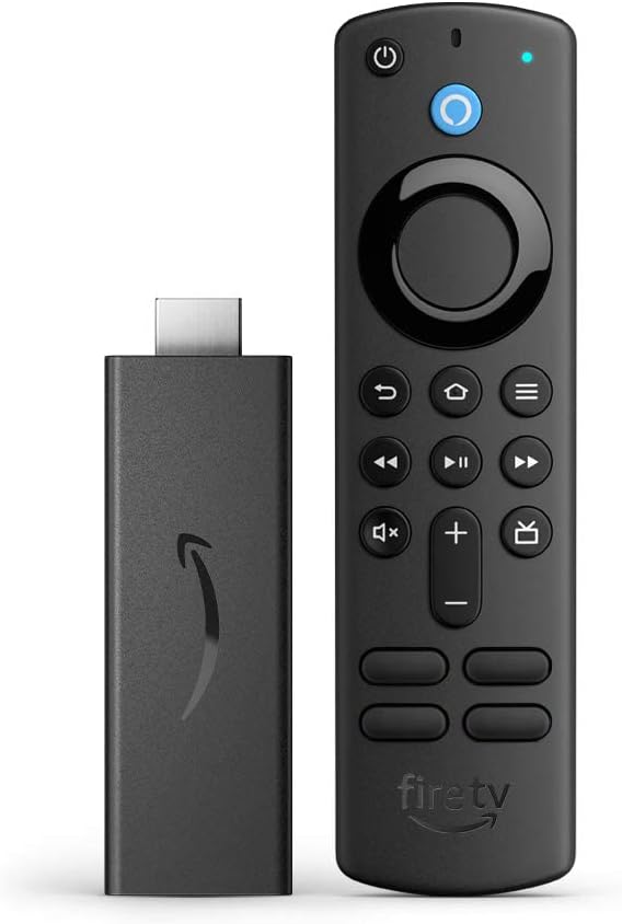TV Stick with Alexa Voice Remote (includes TV controls)