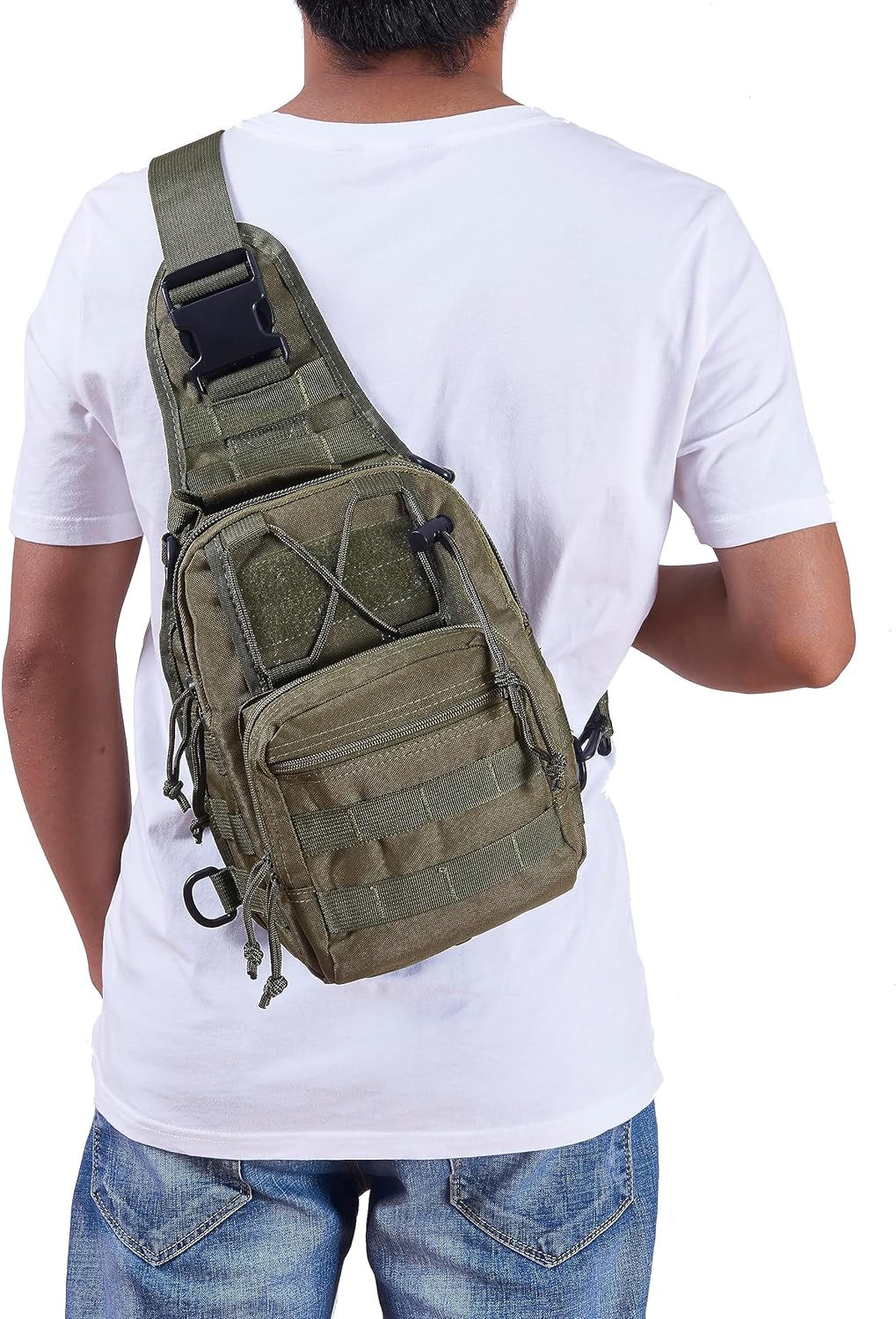 Military Sport Bag Pack Sling Shoulder Backpack Tactical Satchel