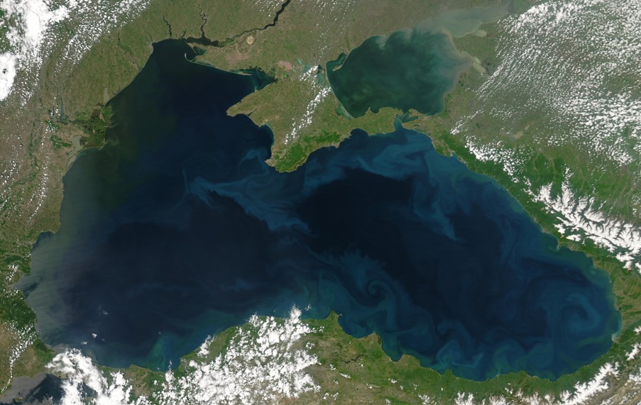 The Black Sea - Large inland sea