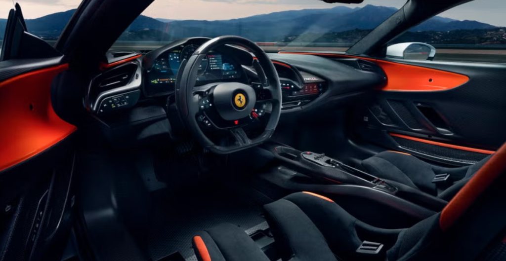 SF90 ferrari - interior, comfort